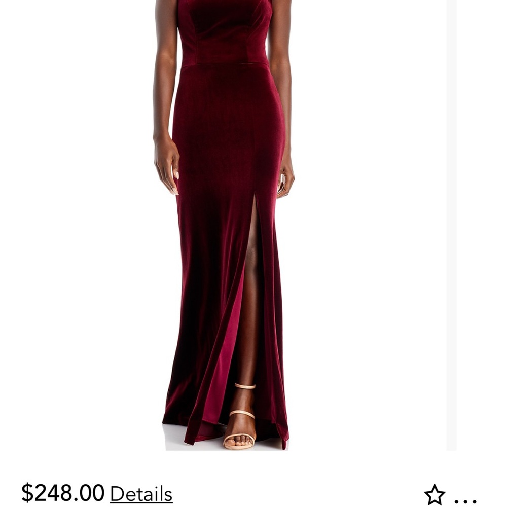 Aqua Burgundy Maxi Dress